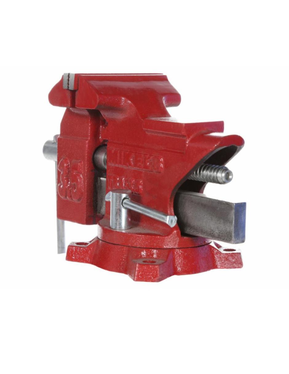 Tornillo de banco 3 1/2 pulgadas TBA-3.5 rojo