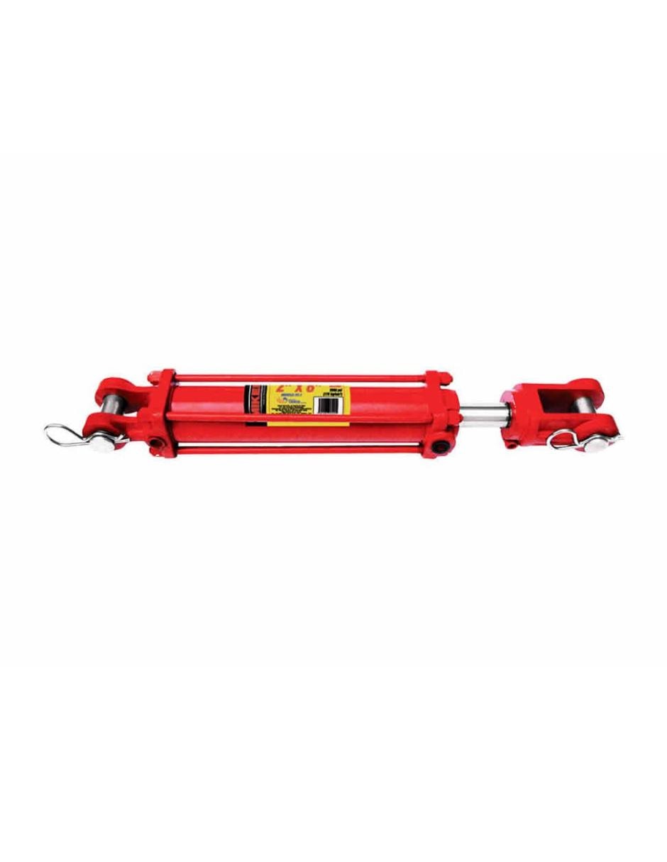 Pistón hidráulico rojo