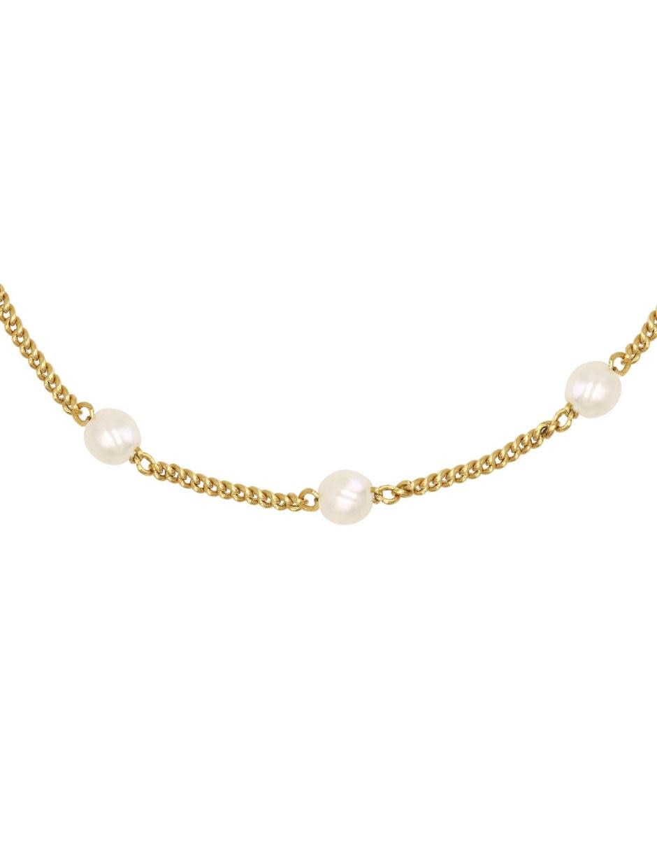 Pulsera con perla acabado liso 2