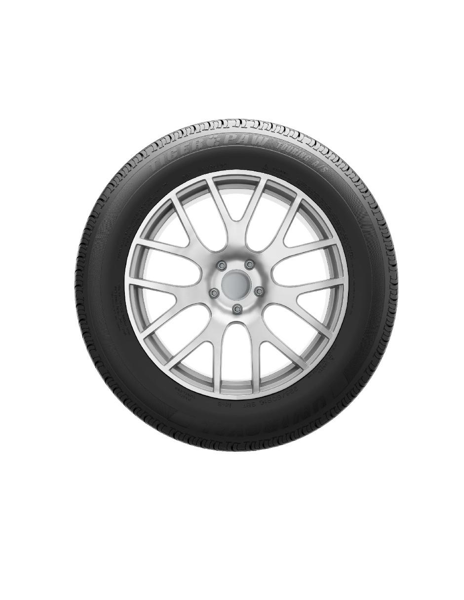 Llanta para auto Uniroyal Tiger Paw Touring A/S 215/70R16