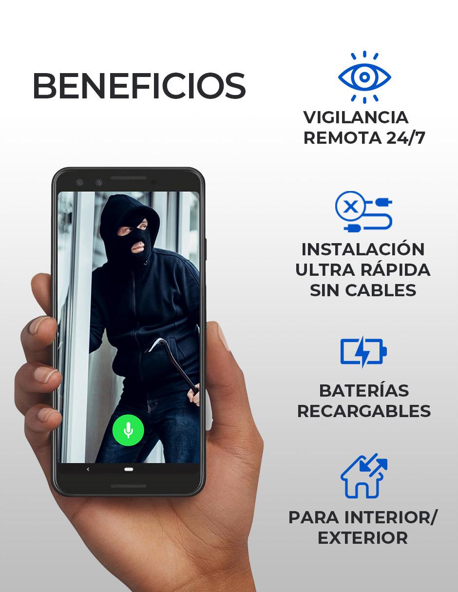 Cámara Vigilancia Kempler & Strauss Iris Wi-Fi