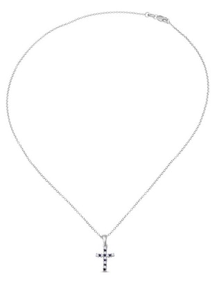 Collar Jayda de oro blanco 14 K