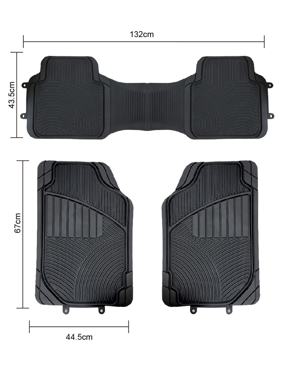 Juego de tapetes para auto Heuman Brand de PVC