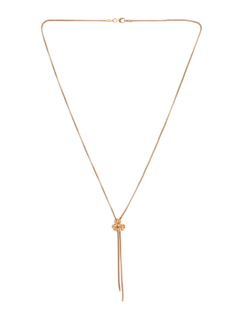 Collar de flor Unoaerre Necklace de oro 14 K