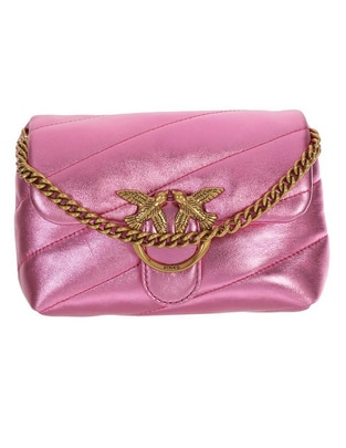 Bolsa crossbody Love Baby Puff de piel para mujer 1