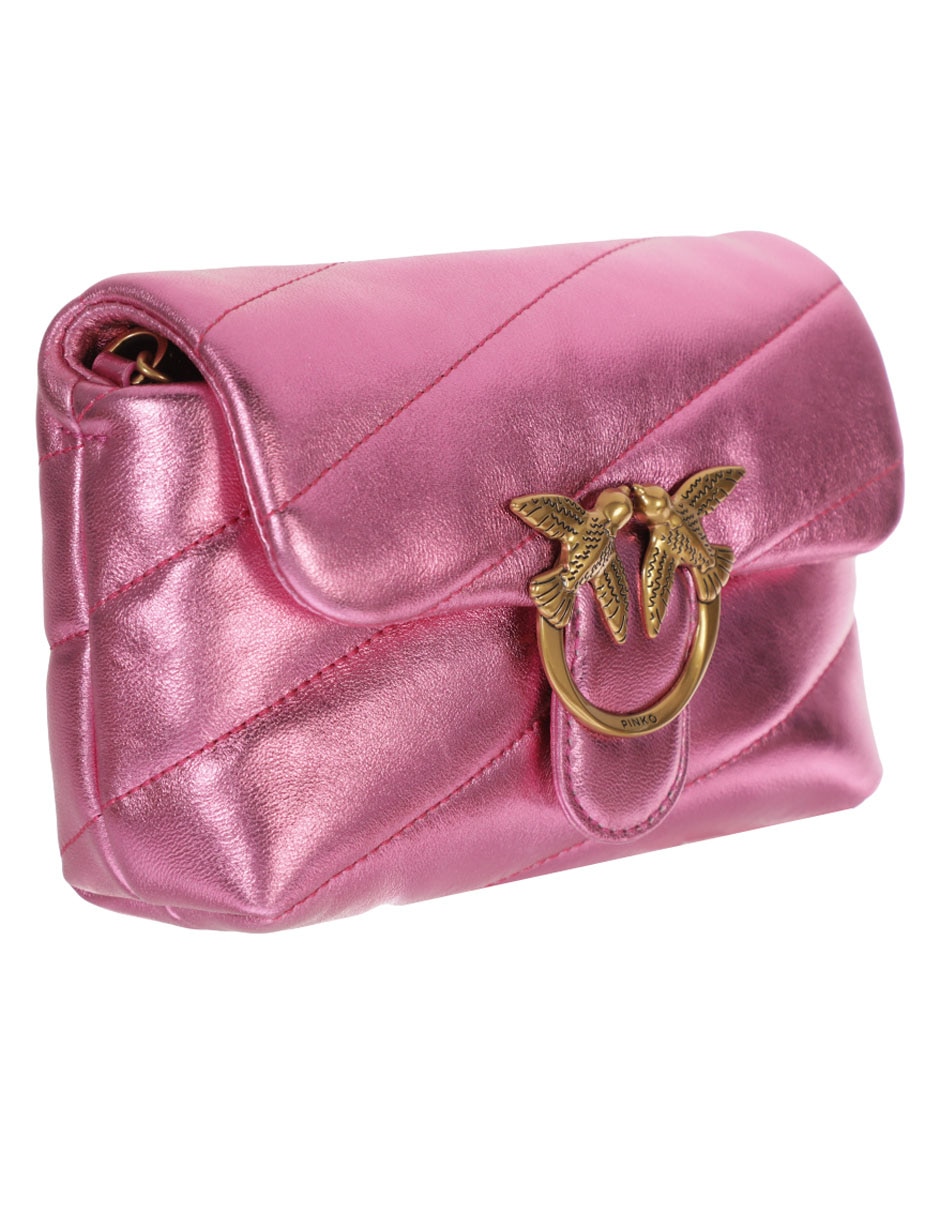 Bolsa crossbody Love Baby Puff de piel para mujer 2