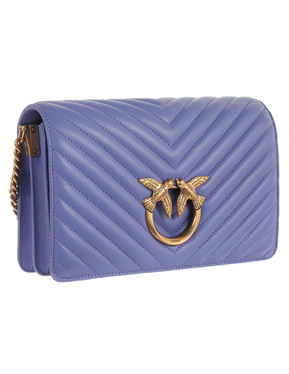 Bolsa crossbody Pinko Love-Birds de piel para mujer