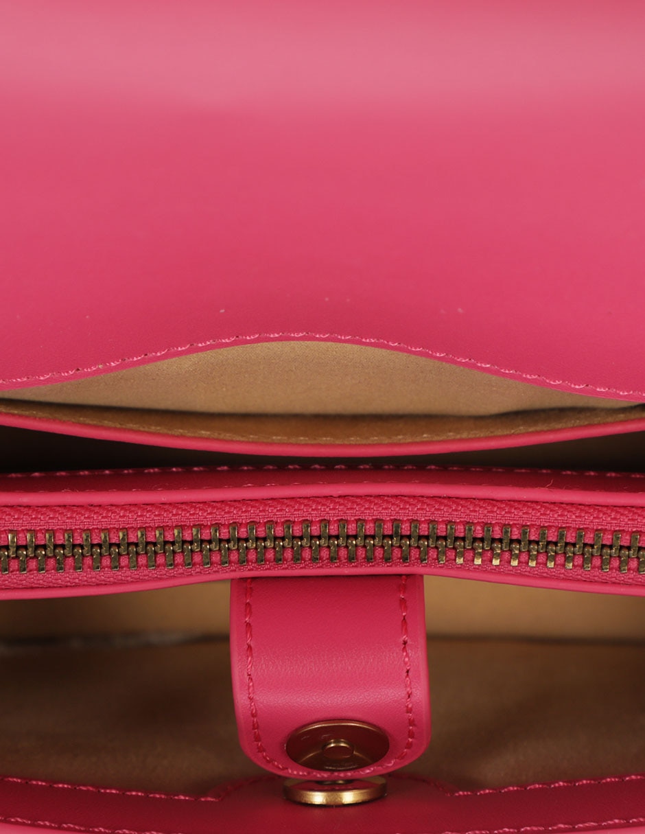 Bolsa crossbody Mini Love de piel para mujer 4