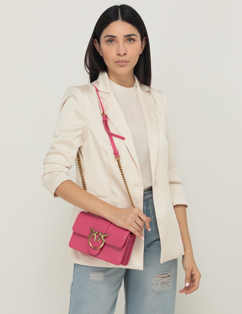 Bolsa crossbody Mini Love de piel para mujer 5