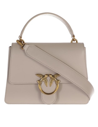 Bolsa flap Pinko Love One Top de piel para mujer
