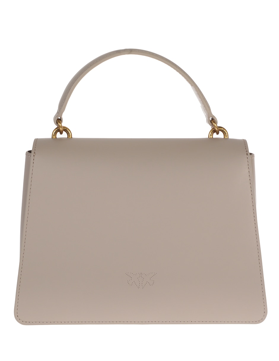 Bolsa flap Love One Top de piel para mujer