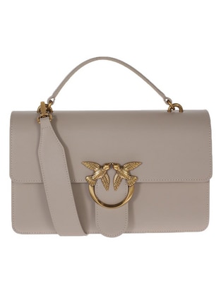Bolsa bandolera Pinko Love One de piel para mujer