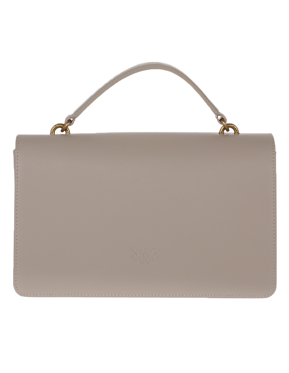 Bolsa bandolera Pinko Love One de piel para mujer