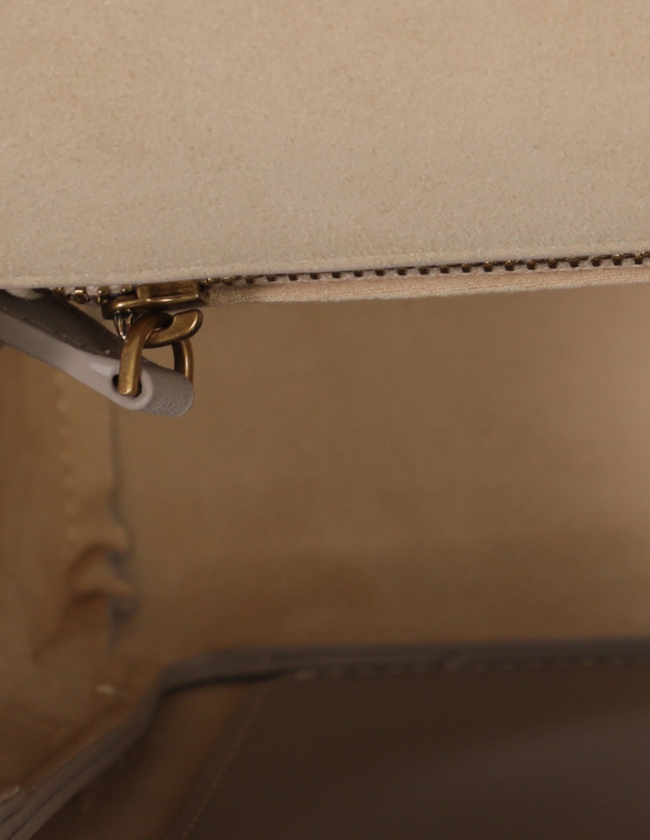 Bolsa bandolera Pinko Love One de piel para mujer