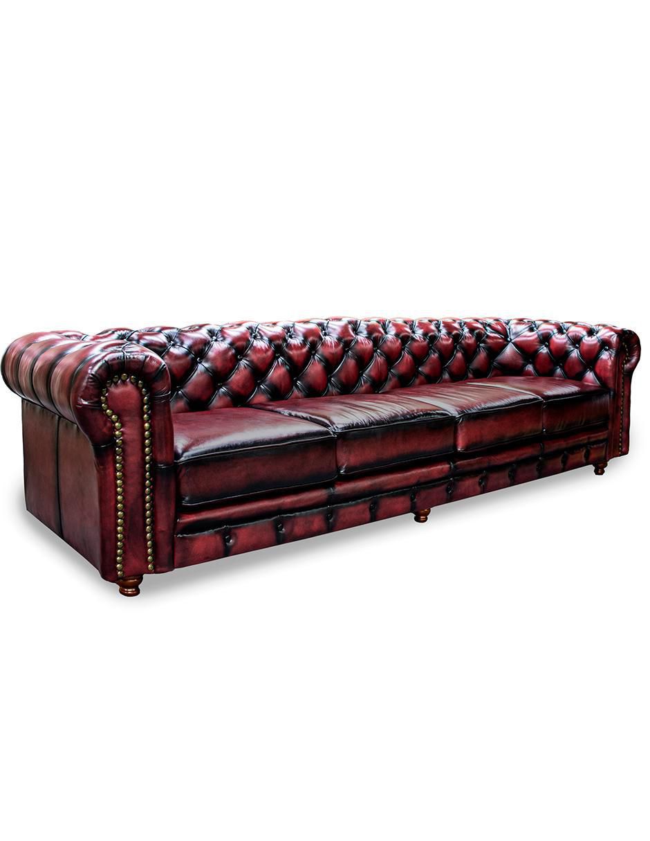 Sofá Chesterfield de piel 8