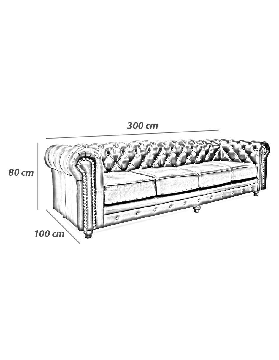 Sofá Chesterfield de piel 13
