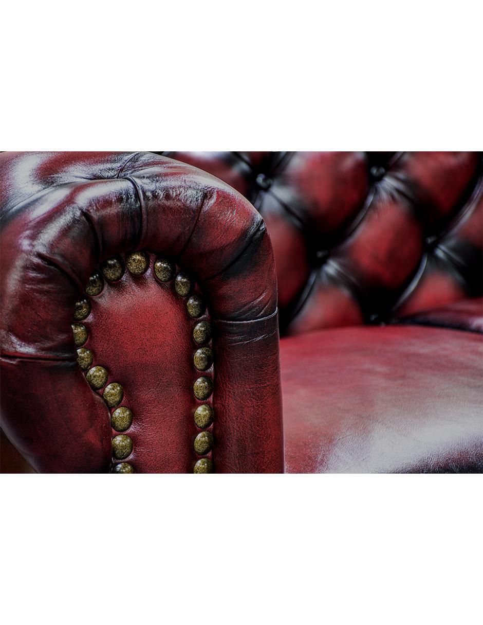Sofá Chesterfield de piel 12