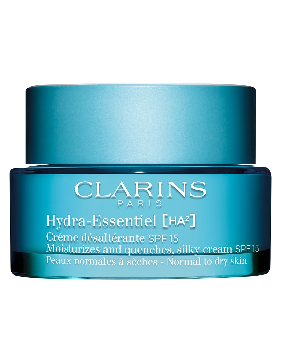 Crema para rostro y cuerpo recomendada para hidratar de día Clarins Hydra Essentiel para piel normal