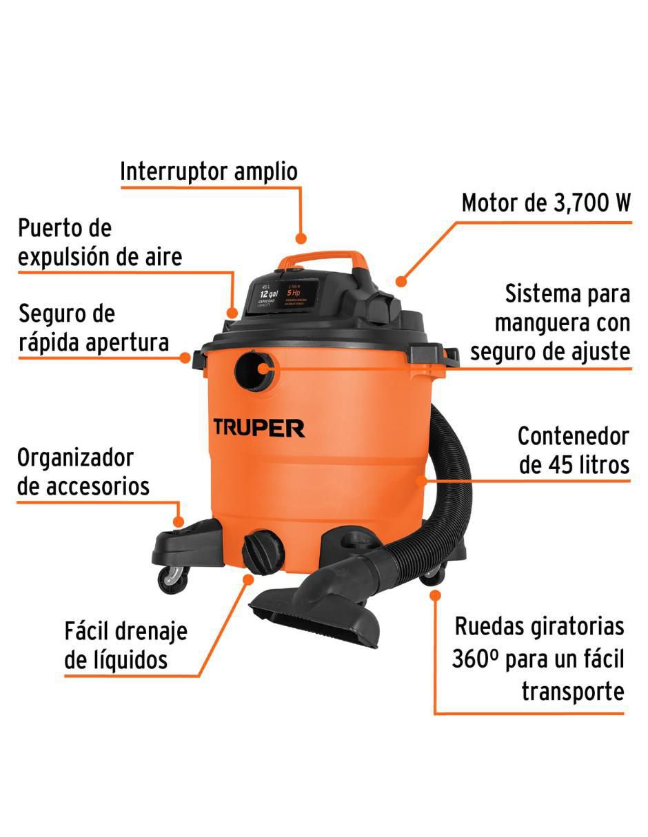 Aspiradora Truper asp-12 12 litros