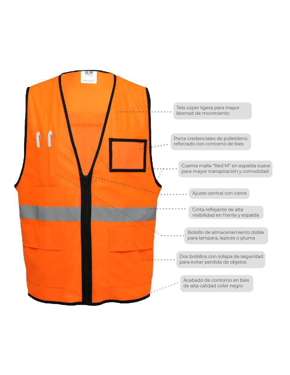 Chaleco seguridad unisex 6