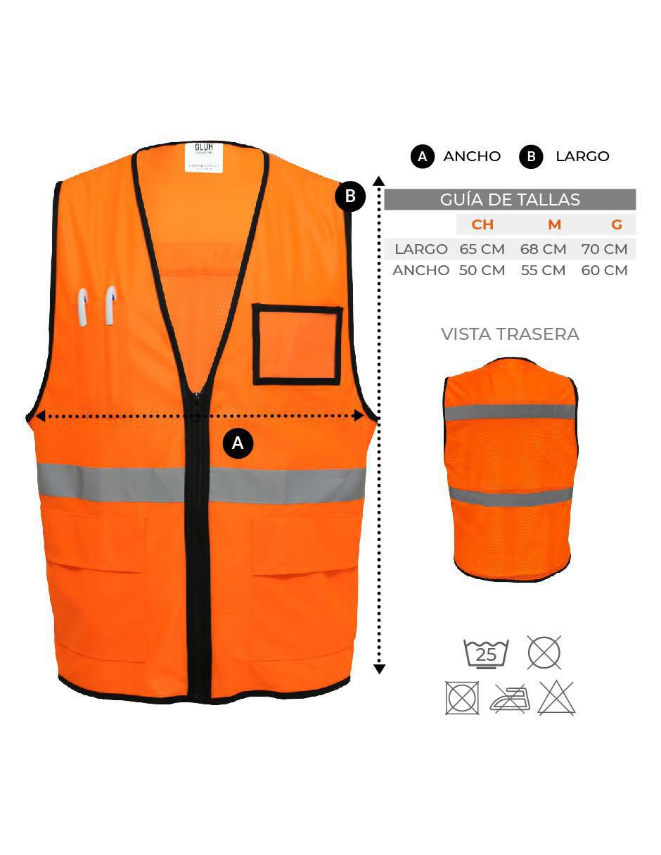 Chaleco seguridad unisex 8