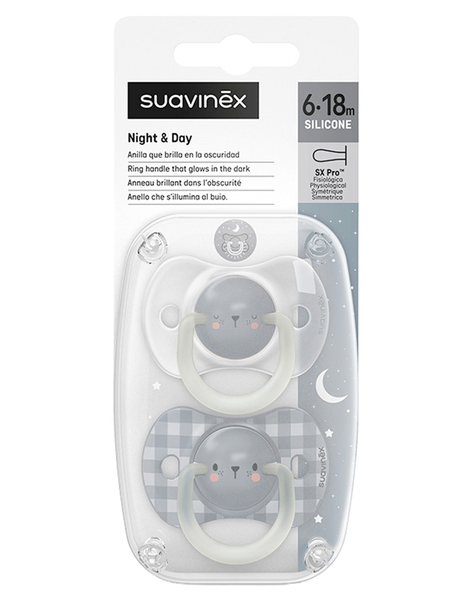 Juego de chupones Suavinex Day & Night