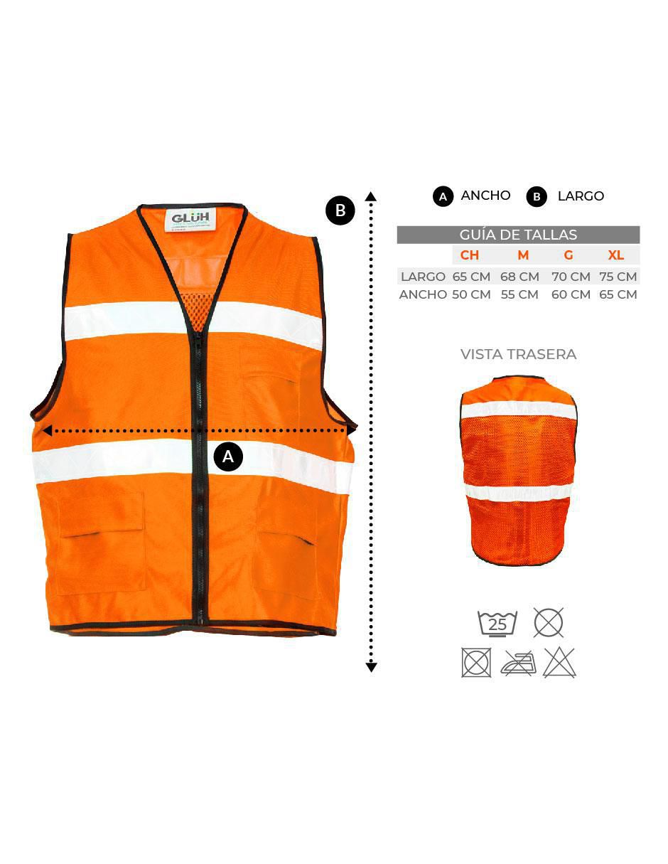 Chaleco seguridad unisex 4
