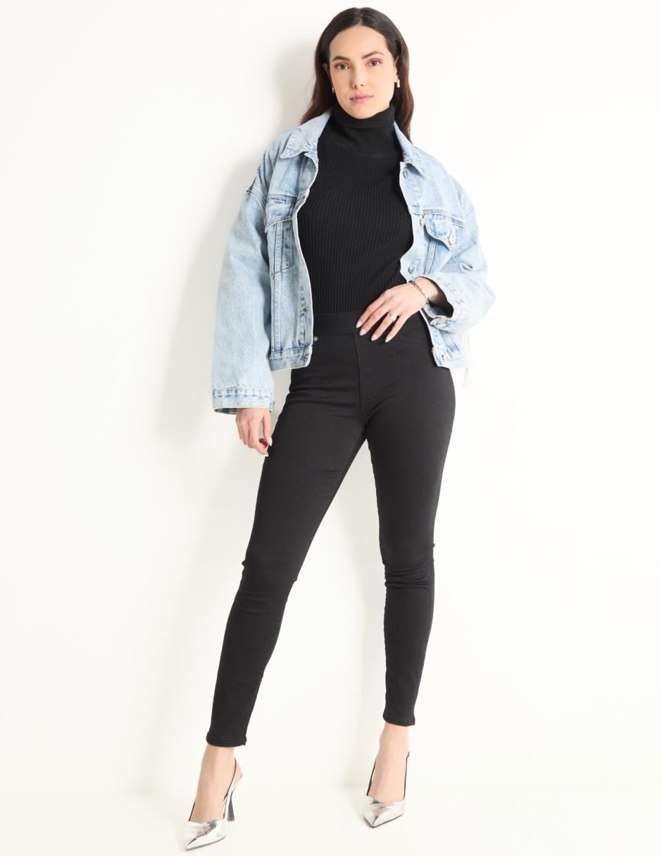 Jegging skinny cote cintura para mujer 3