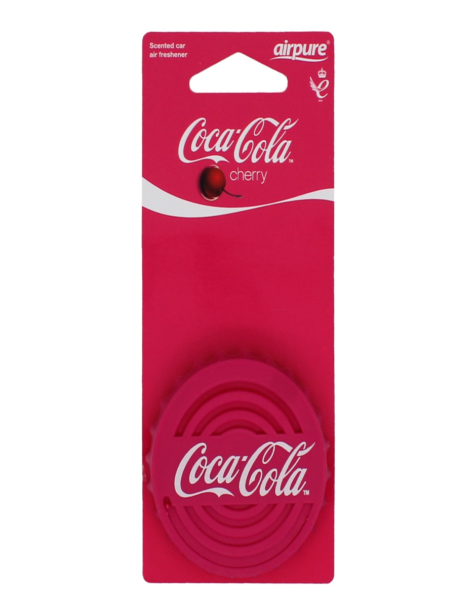 Aromatizante Coca Cola adorno perfumado de aroma cereza Aromatizante Coca Cola adorno perfumado de aroma cereza