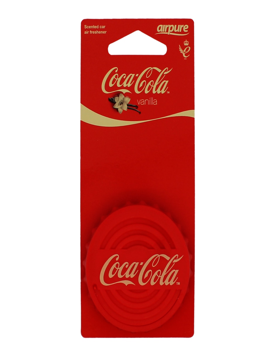 Aromatizante Coca Cola adorno perfumado de aroma vainilla