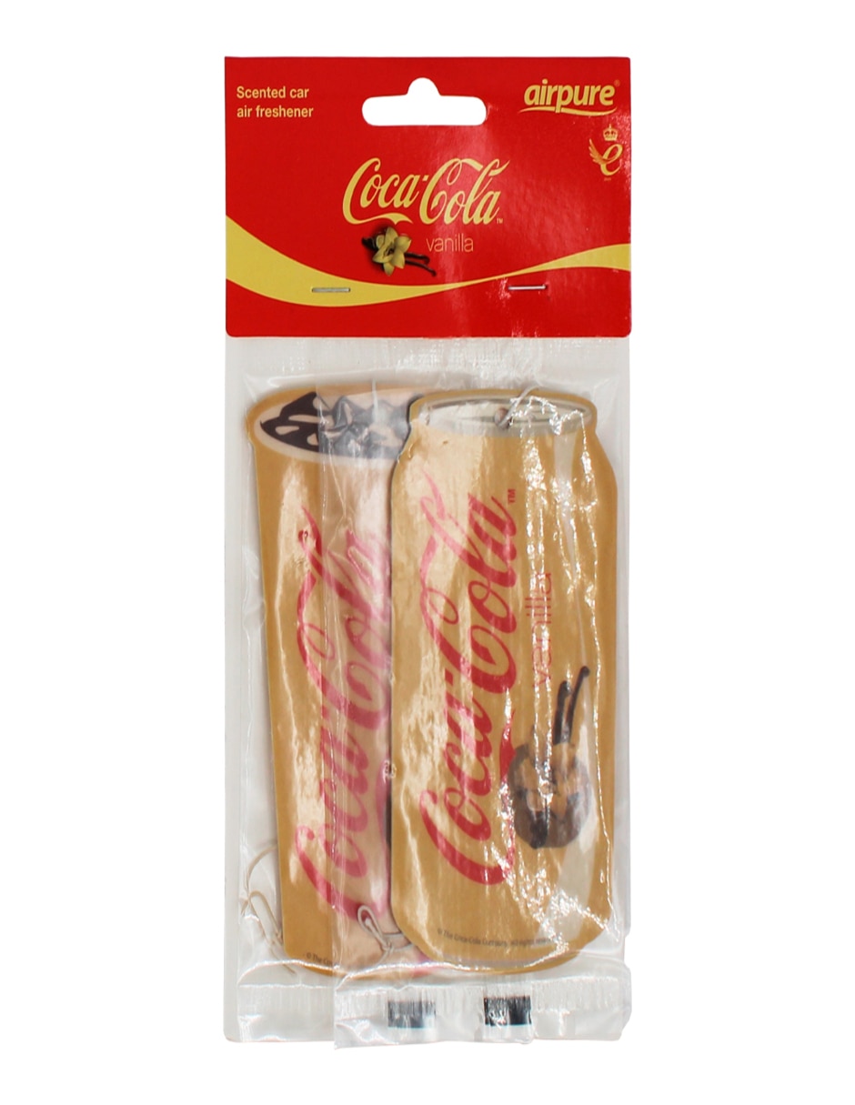 Aromatizante Coca Cola adorno perfumado de aroma vainilla