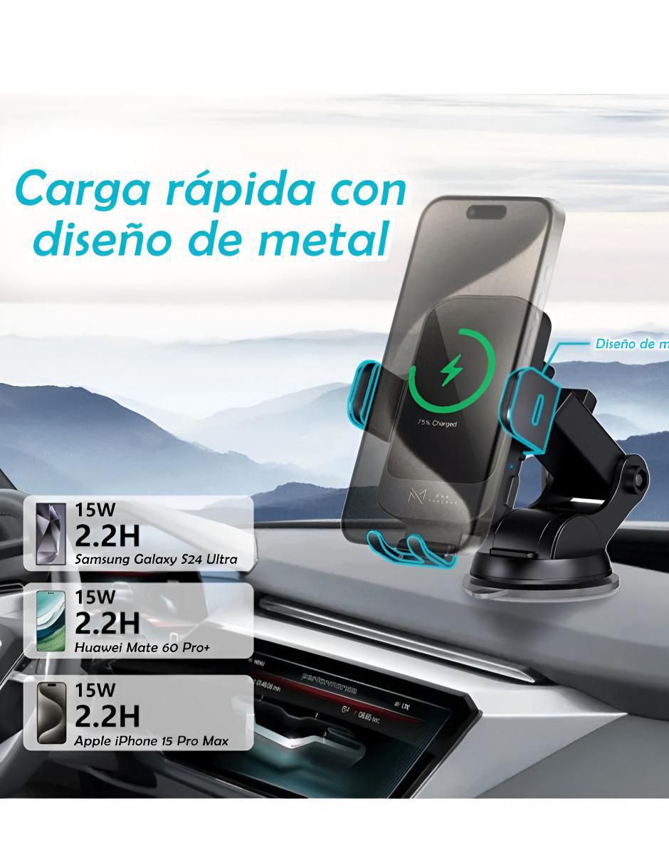 Soporte para celular con cargador inalámbrica edición estándar 4