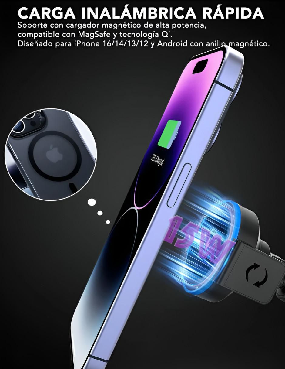 Soporte para celular con cargador inalámbrica edición estándar 3