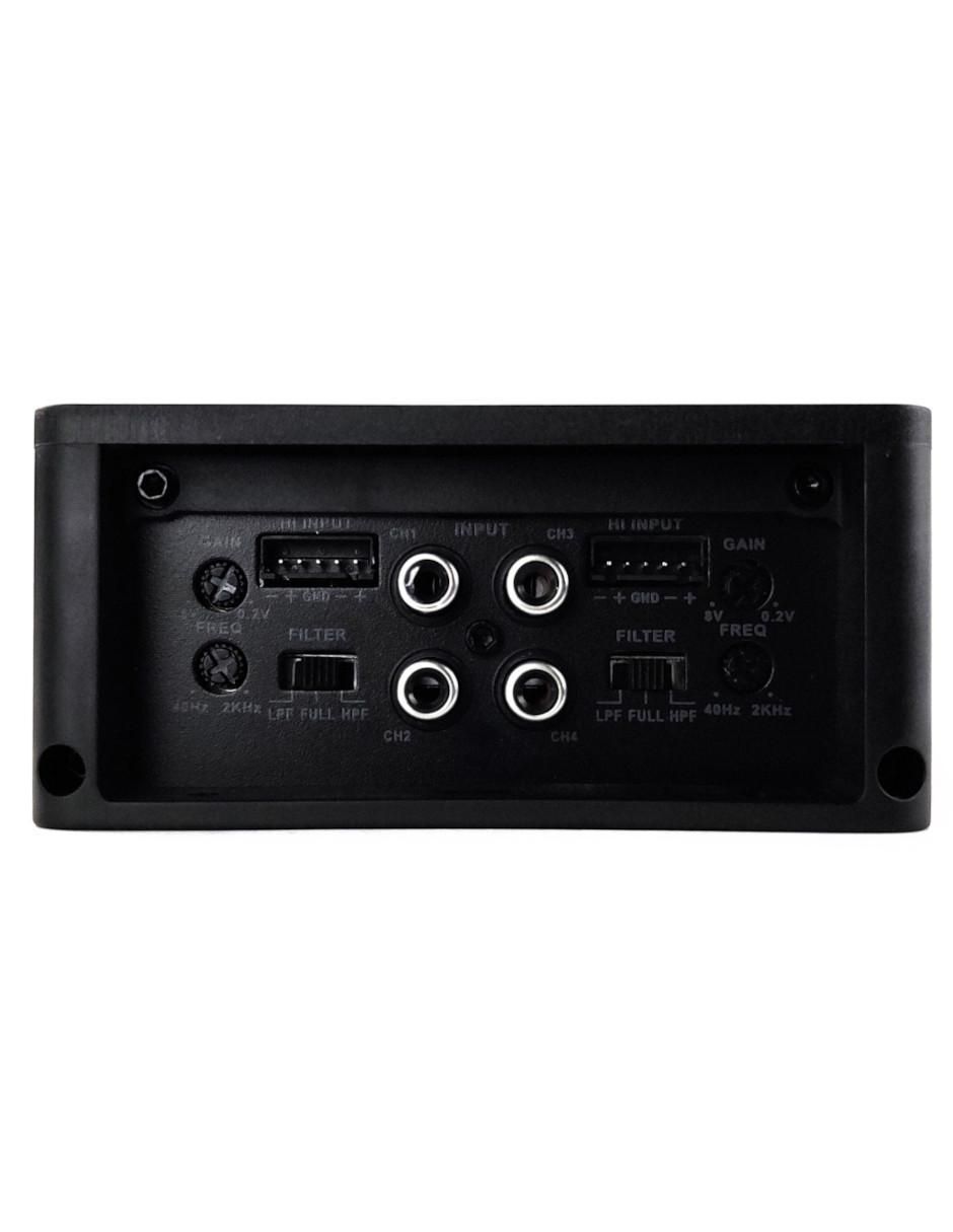 Amplificador para auto AAM100.4 de 9.16 VDC