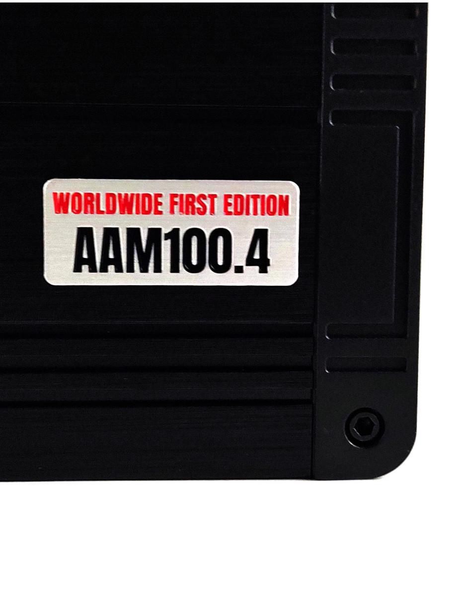 Amplificador para auto AAM100.4 de 9.16 VDC 7