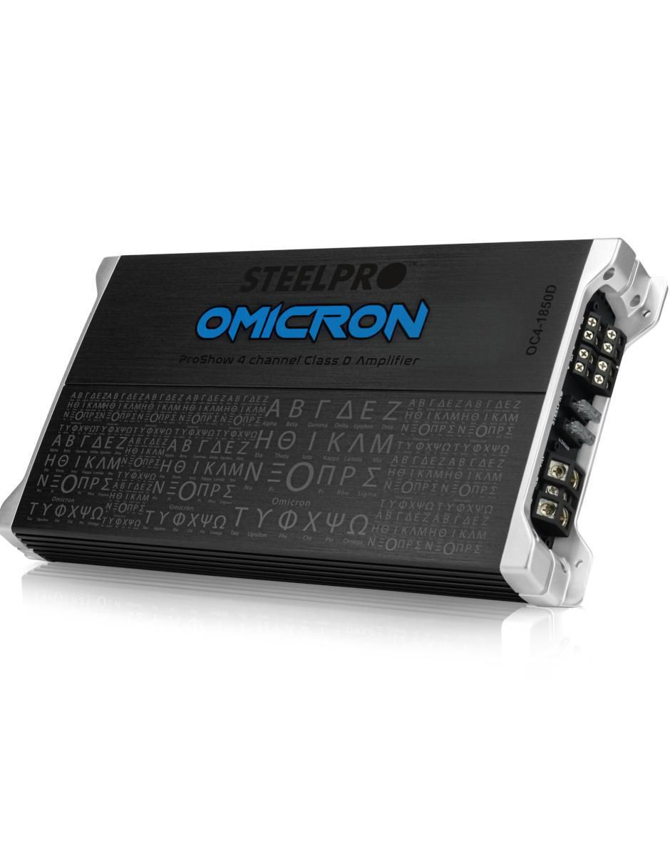 Amplificador para automovil oc4-1850d de 9 v Amplificador para automovil oc4-1850d de 9 v