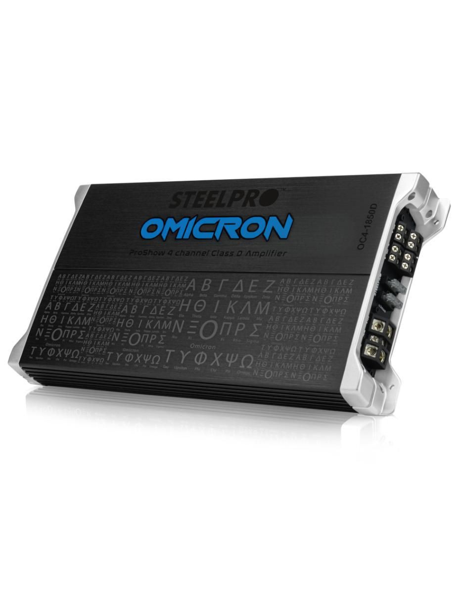 Amplificador para automovil oc4-1850d de 9 v
