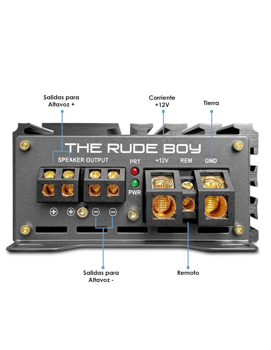Amplificador para auto The Gangster de 16 V
