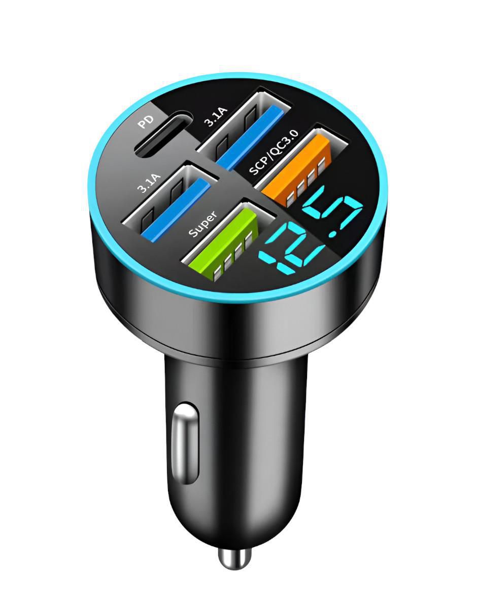Cargador auto Xtellar de 120 W USB