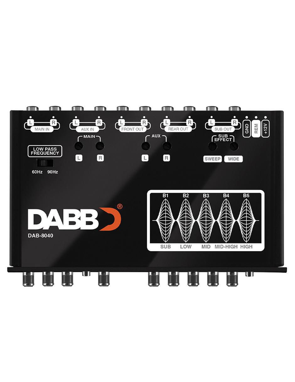Amplificador para auto DAB-8040 de 110 V Amplificador para auto DAB-8040 de 110 V