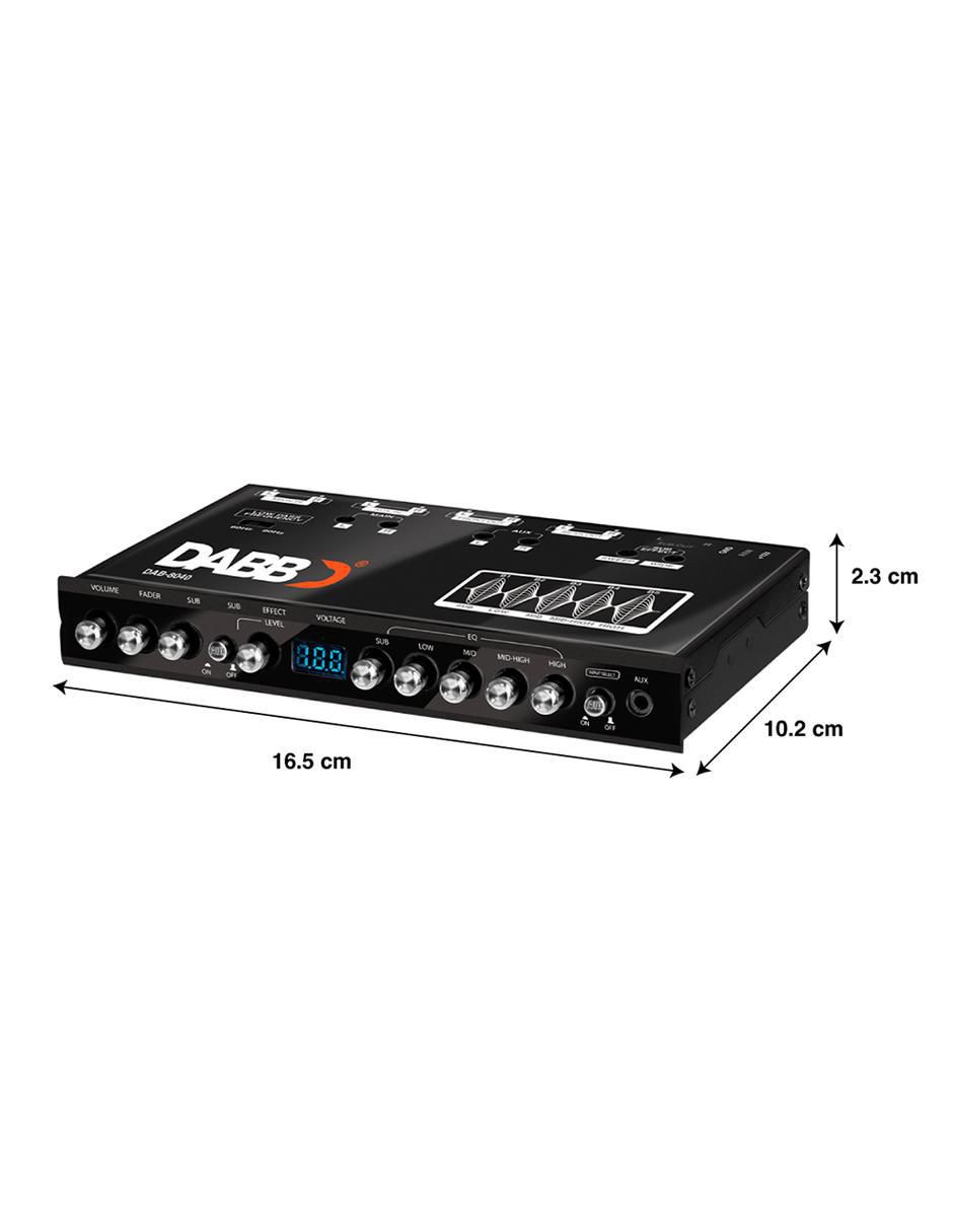 Amplificador para auto DAB-8040 de 110 V