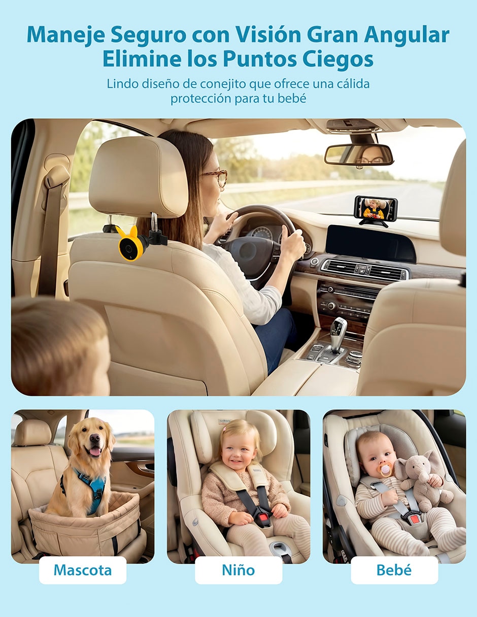 CÁMARA P/AUTO BABY CAR 2
