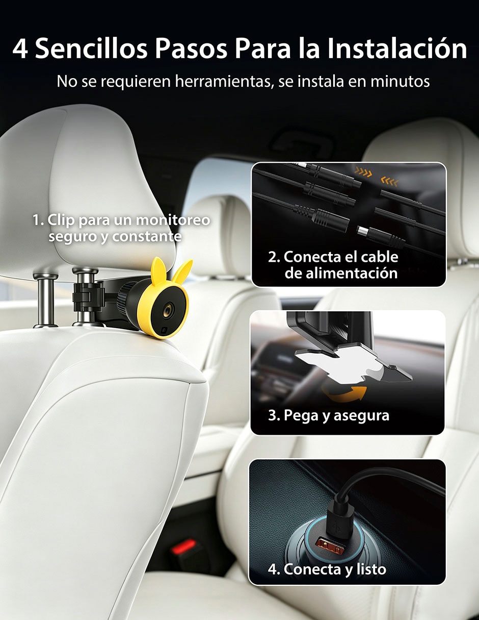 CÁMARA P/AUTO BABY CAR 3