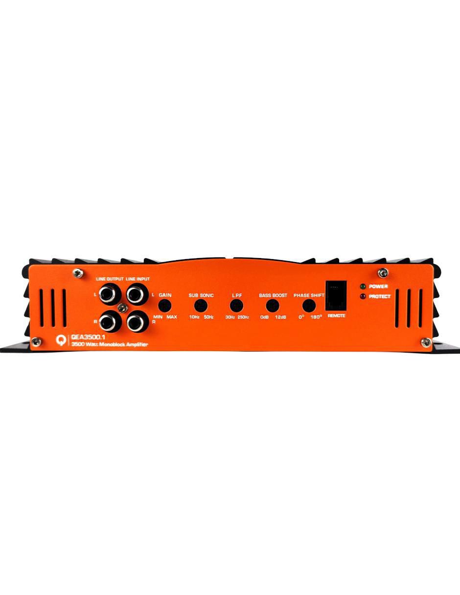 Amplificador para auto QEA3500.1 de 9-16 VDC 11