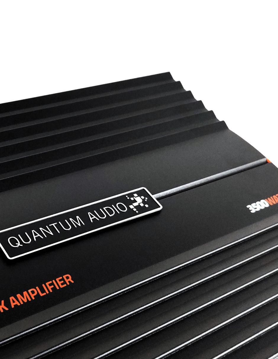 Amplificador para auto QEA3500.1 de 9-16 VDC 6