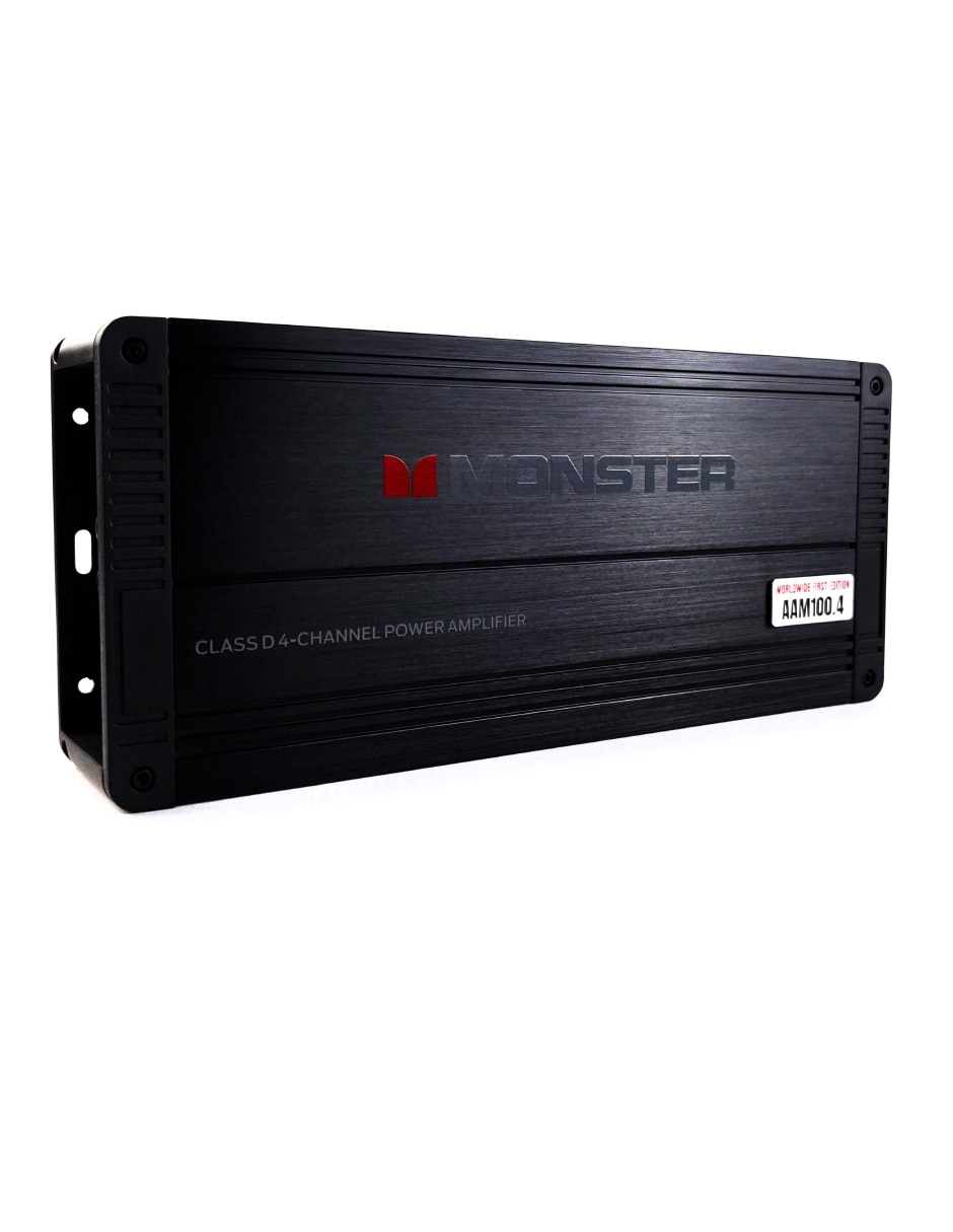 Amplificador p/auto Monster AAM400.4 de 12 V