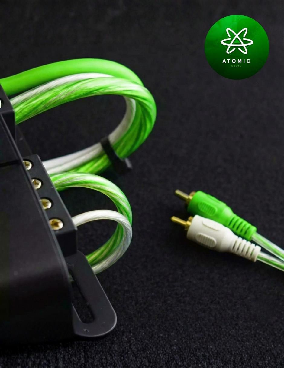 Kit instalación para amplificador RCA Atomic Audio a tipo RCA de 5 M