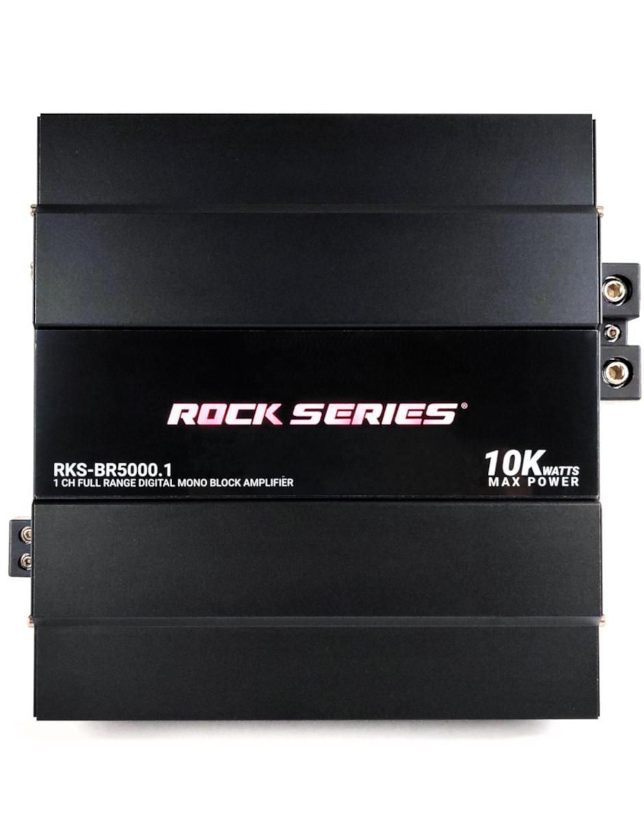 Amplificador para auto Rock Series RKS-BR5000.1 de 9-16 VDC