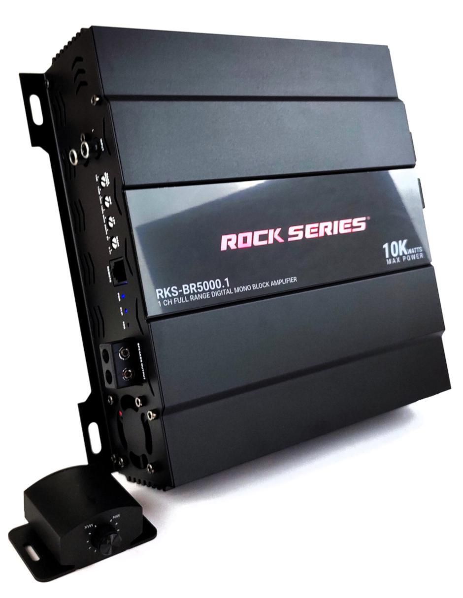 Amplificador para auto Rock Series RKS-BR5000.1 de 9-16 VDC