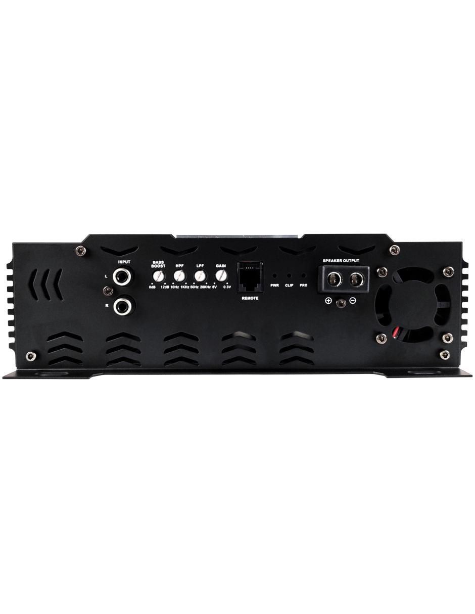 Amplificador para auto Rock Series RKS-BR5000.1 de 9-16 VDC